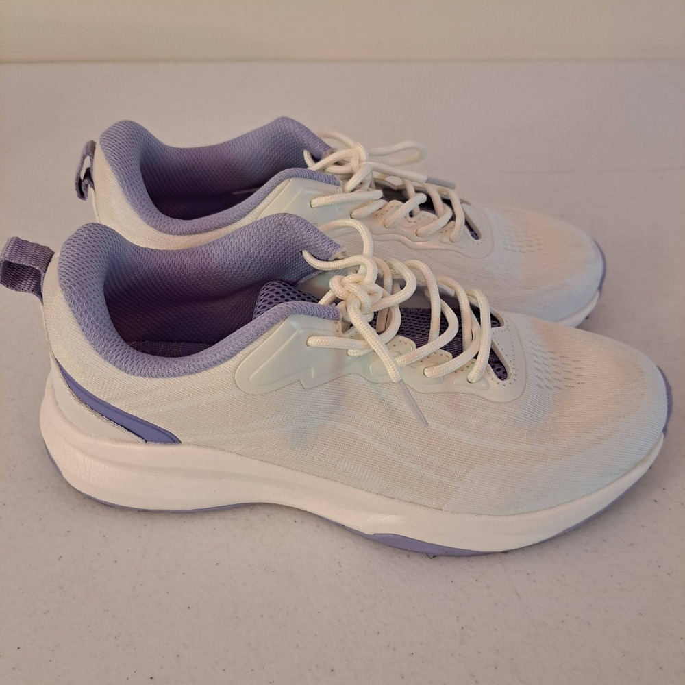 Khombu Patan Sneakers Womens 7.5 Beige Purple Excellent Lightweight 1254-567